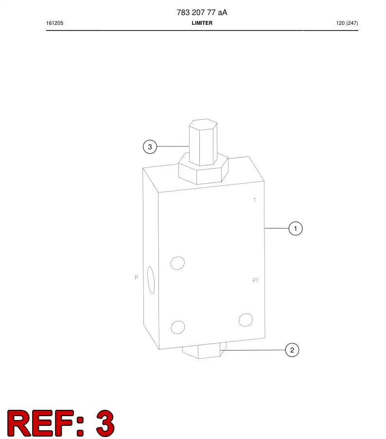 77722590 777 225 90 Seal - Sandvik Technical Drawing
