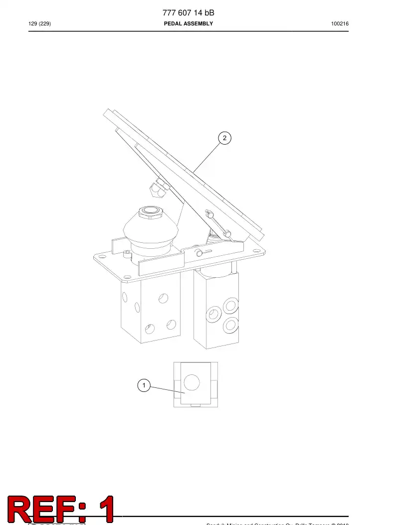 77760704a 777 607 04a Charging valve - Sandvik Technical Drawing