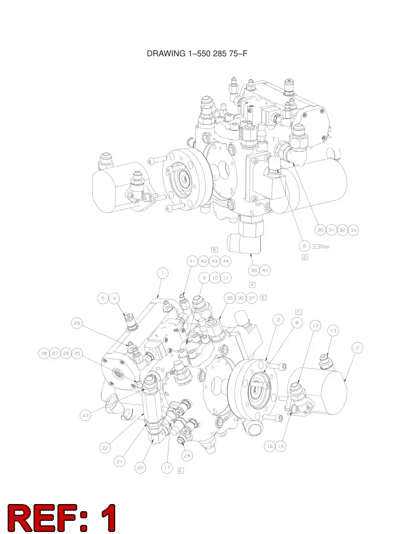 77794226 777 942 26 PISTON PUMP - Sandvik Technical Drawing