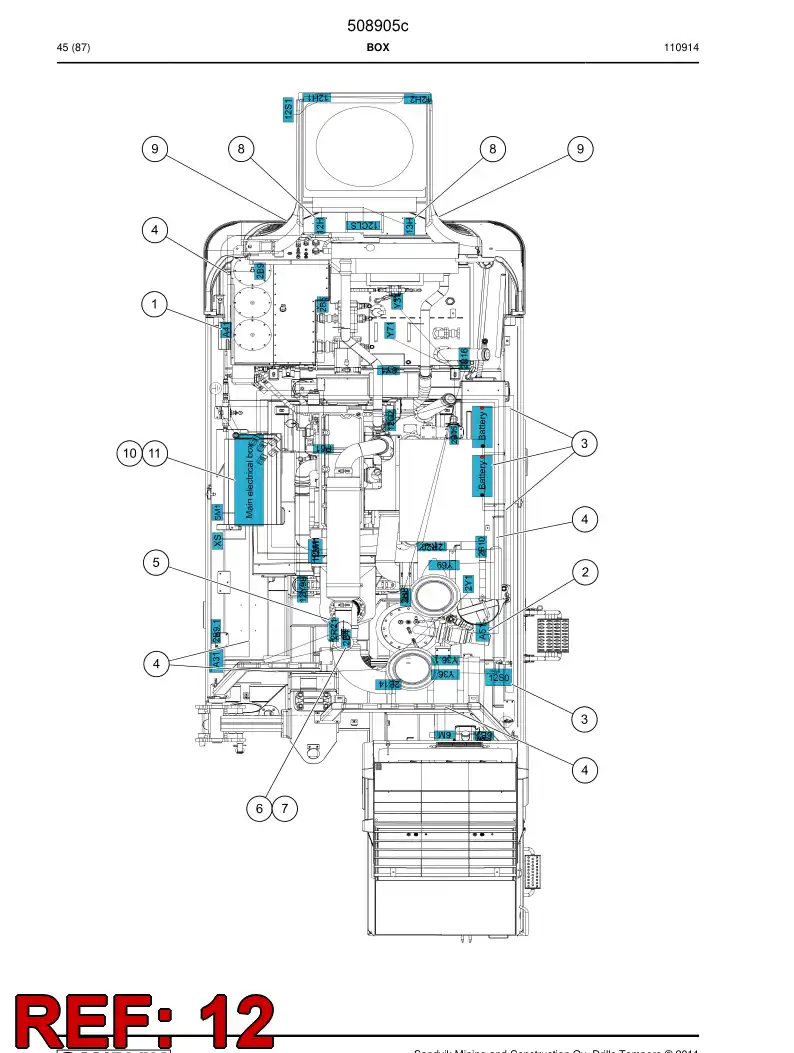 778738 778738 Clamp - Sandvik Technical Drawing