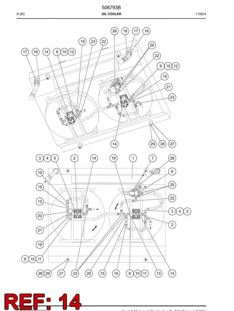780127 780127 Connector - Sandvik Technical Drawing