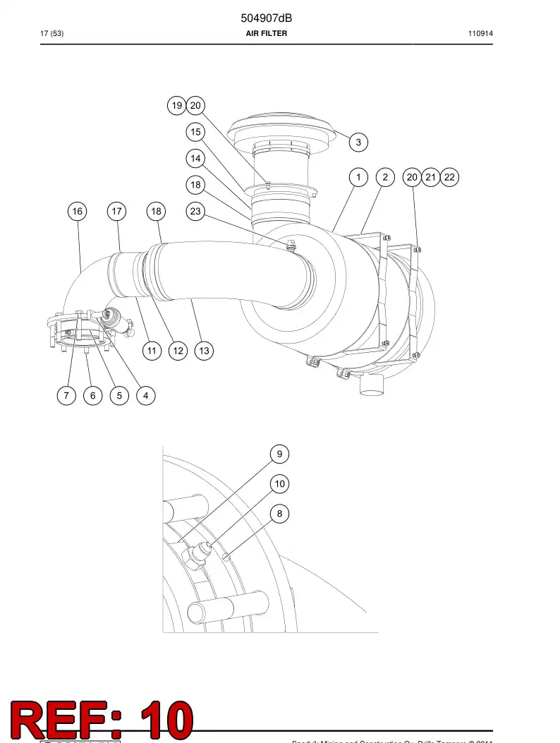 780128 780128 Connector - Sandvik Technical Drawing