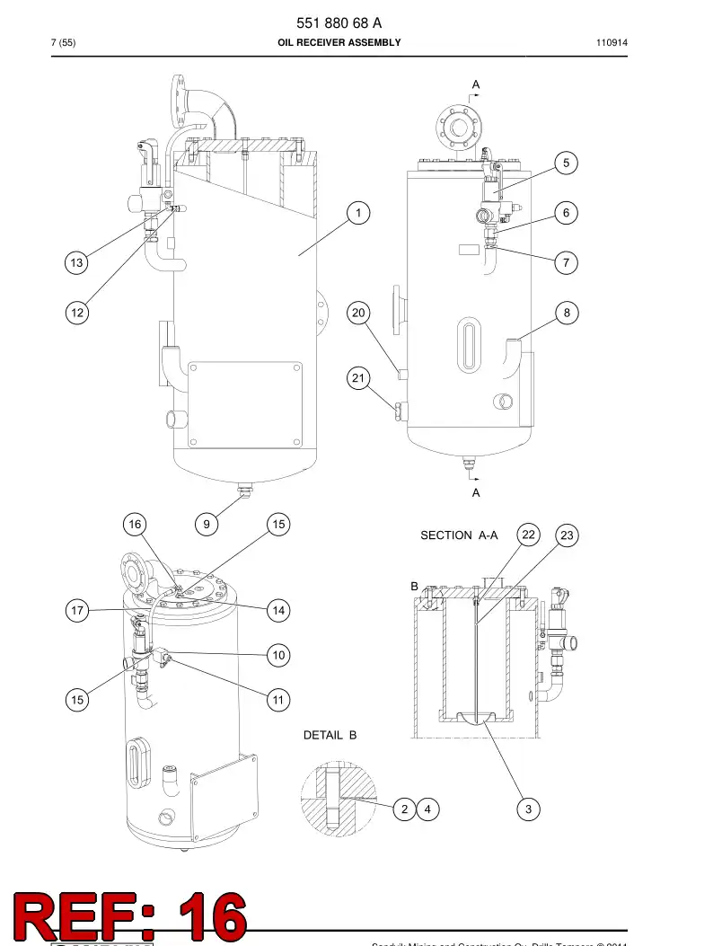 780130 780130 Elbow - Sandvik Technical Drawing