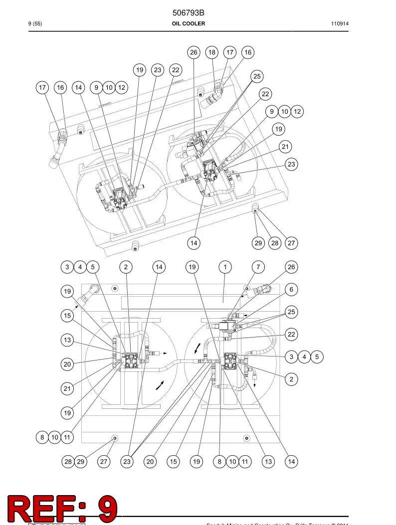 780242 780242 Flange - Sandvik Technical Drawing