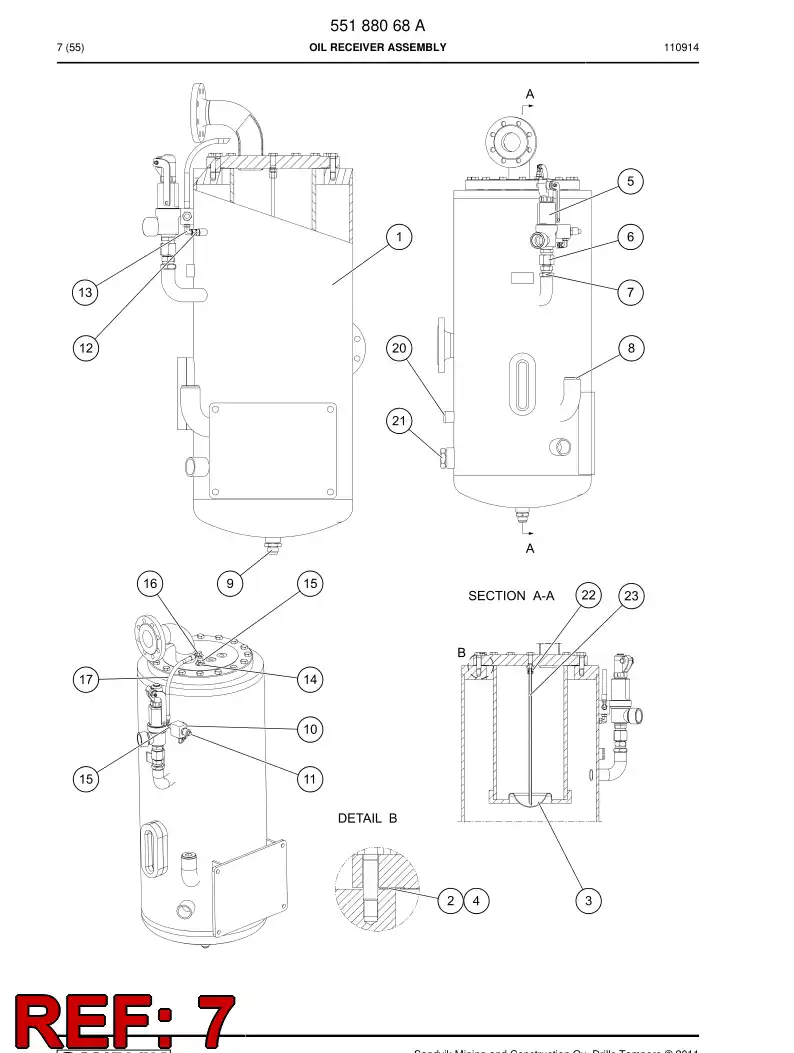780251 780251 Adapter - Sandvik Technical Drawing