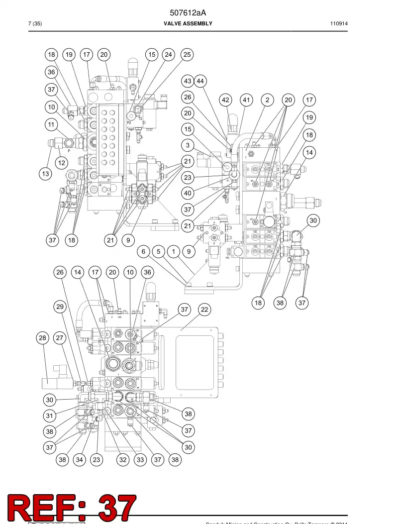 781137 781137 Connector - Sandvik Technical Drawing