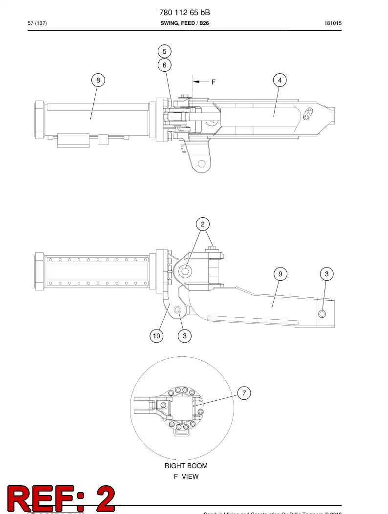 78407066 784 070 66 Pin Kit - Sandvik Technical Drawing