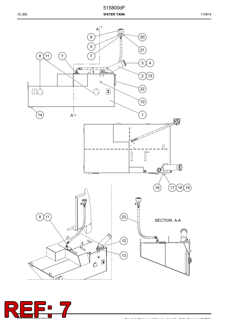 787589 787589 Connector - Sandvik Technical Drawing