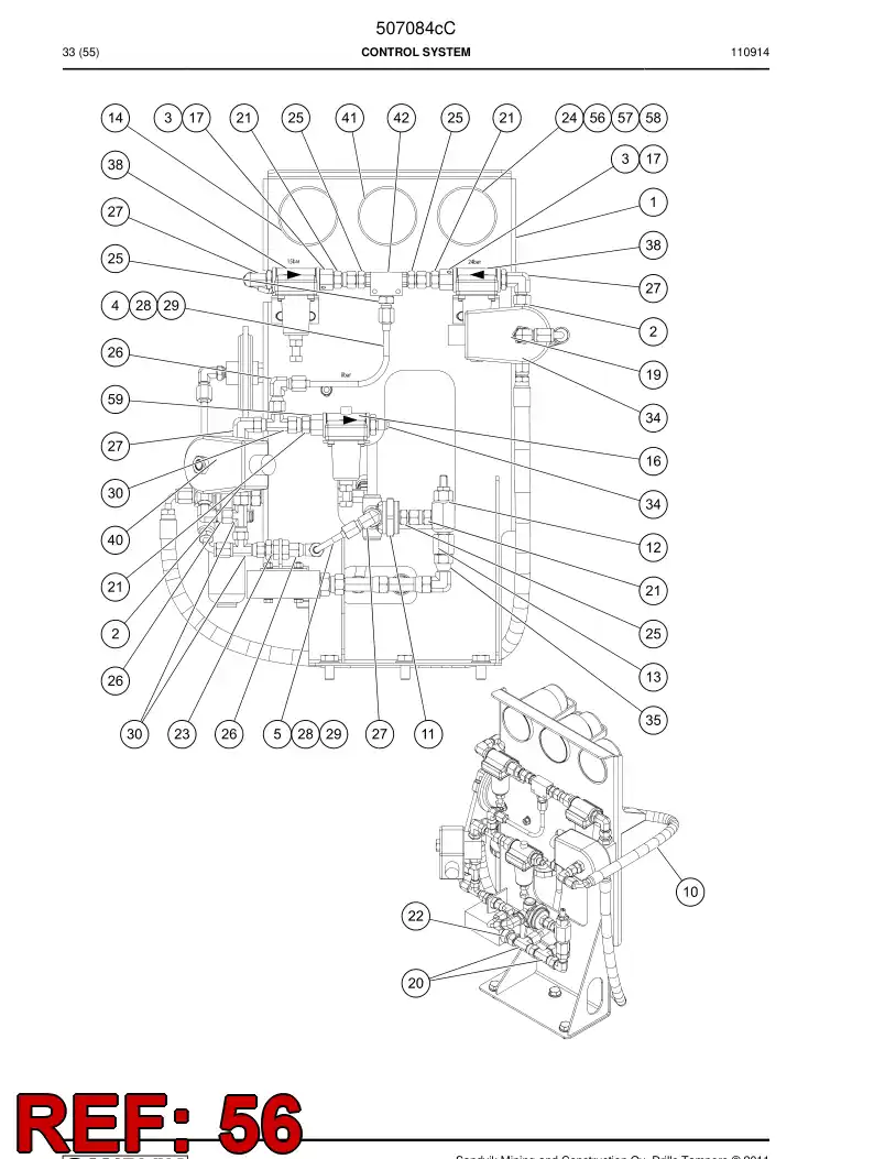 788447 788447 Pressure gauge connector - Sandvik Technical Drawing
