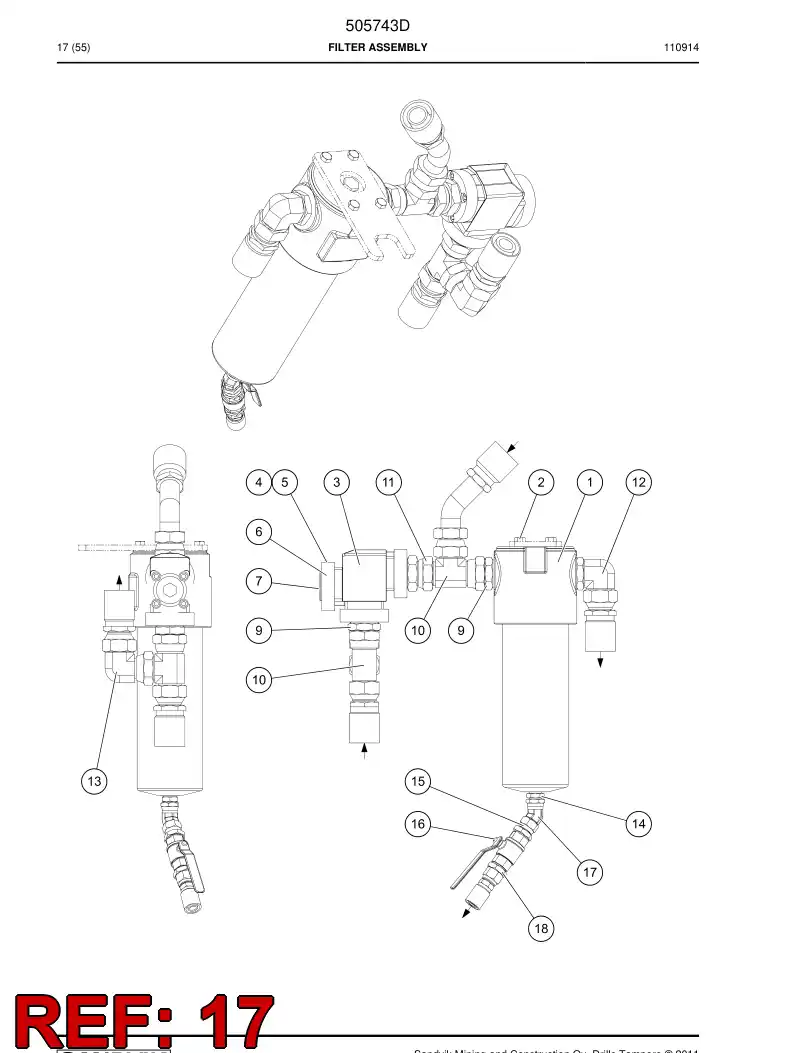 789227 789227 Elbow - Sandvik Technical Drawing