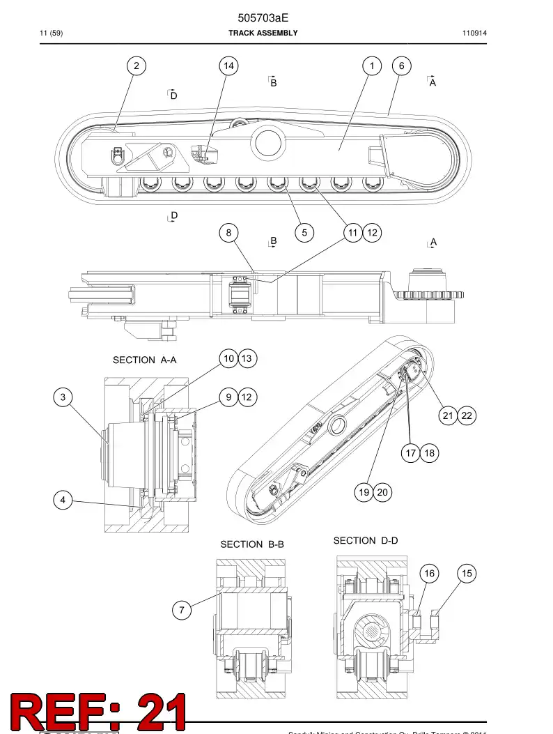 789263 789263 Connector - Sandvik Technical Drawing