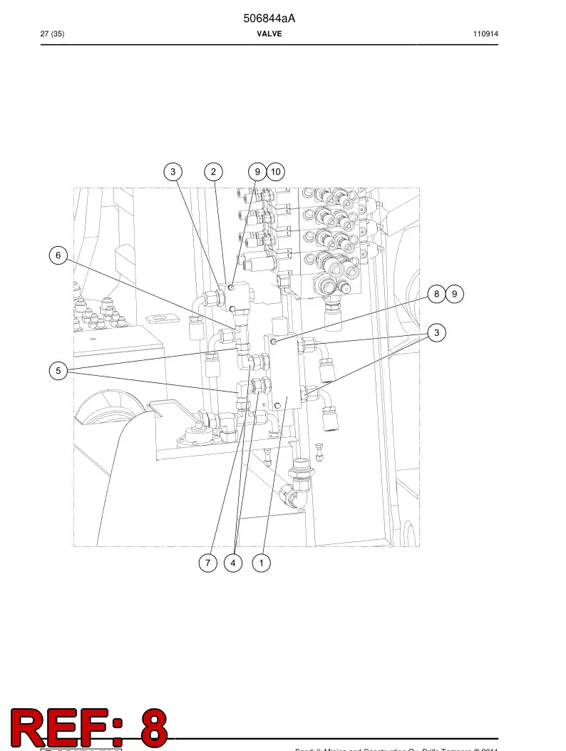 791075 791075 Bolt - Sandvik Technical Drawing