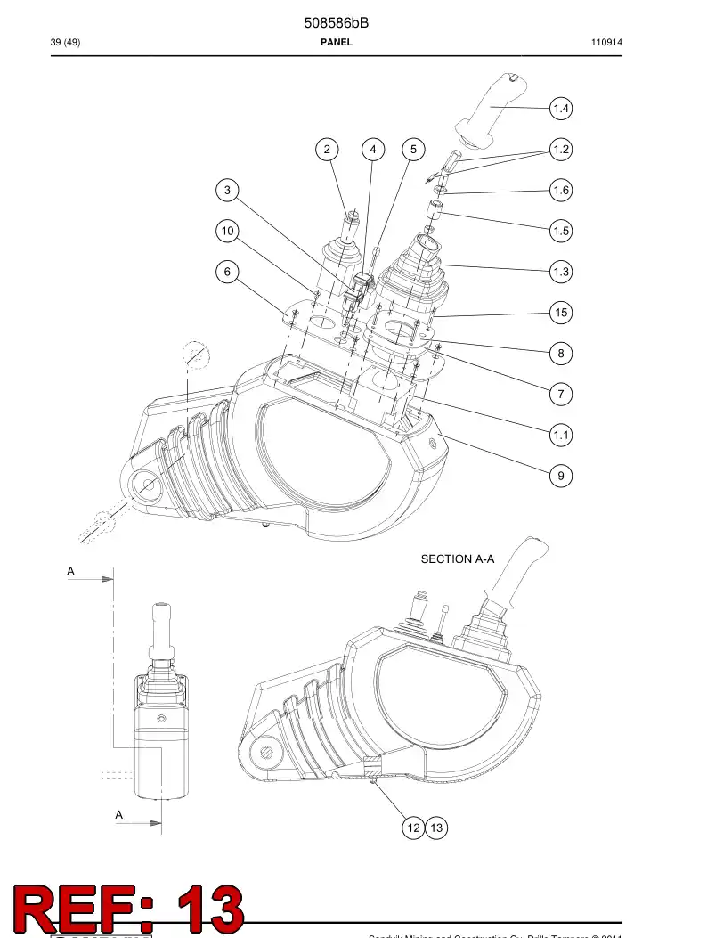 791233 791233 Washer - Sandvik Technical Drawing
