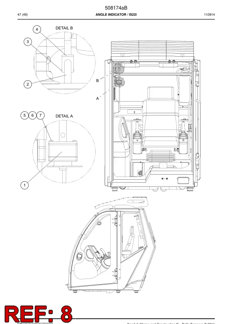 791820 791820 Nut - Sandvik Technical Drawing