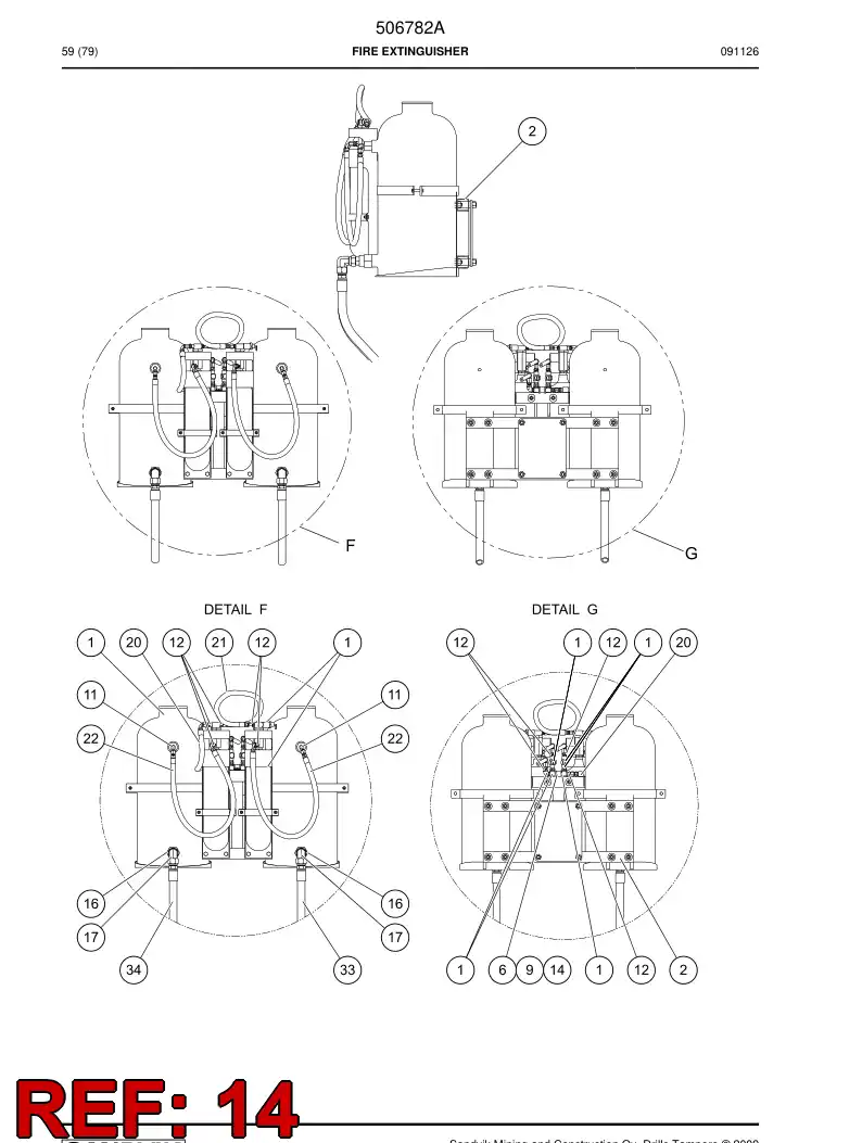 795888 795888 Clip - Sandvik Technical Drawing