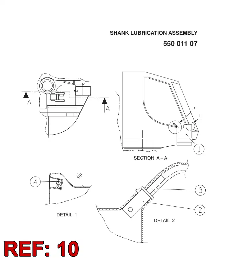 80007329 800 073 29 MACHO RECTO DE TIPO ESPIRAL - Sandvik Technical Drawing