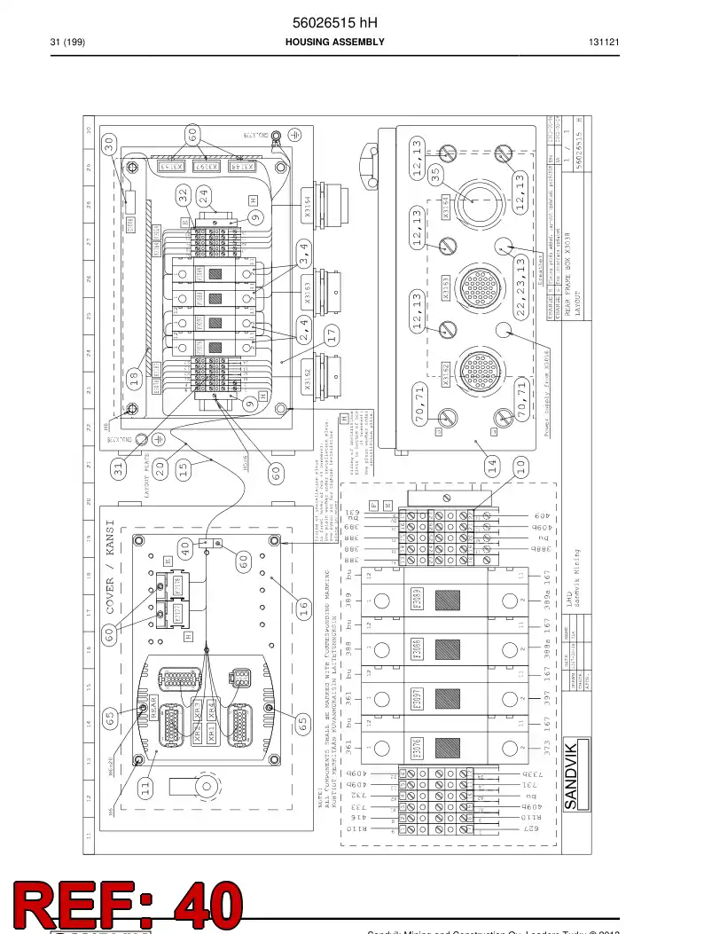 80012019 800 120 19 Clamp, Pipe - Sandvik Technical Drawing