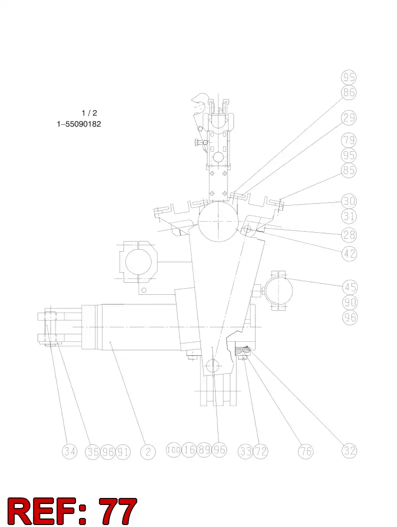 80014049 800 140 49 SPRING-TYPEE STRAIGHT PIN - Sandvik Technical Drawing