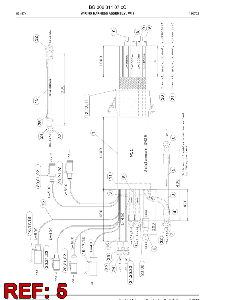 80018239b 800 182 39b Wire - Sandvik Technical Drawing