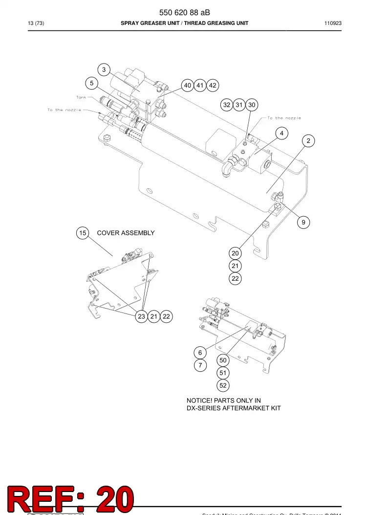 80019249a 800 192 49a HEXAGON HEAD BOLT (FULL THREAD) - Sandvik Technical Drawing
