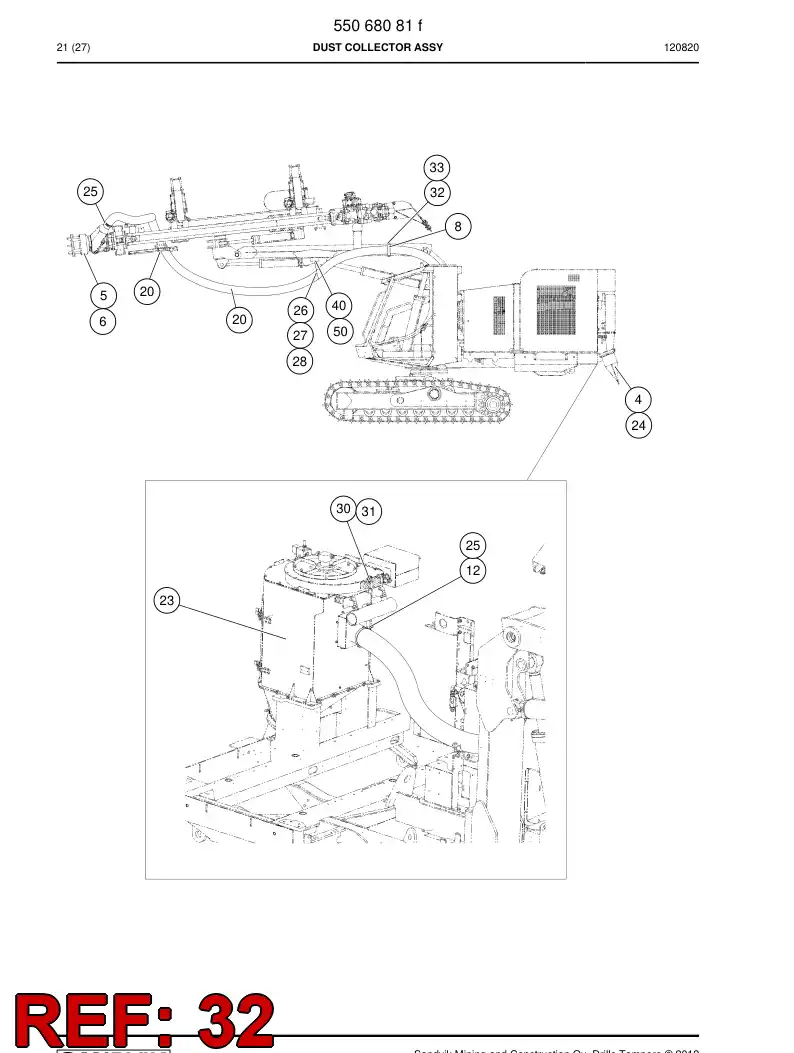 80019409b 800 194 09b HEXAGON HEAD BOLT (FULL THREAD) - Sandvik Technical Drawing