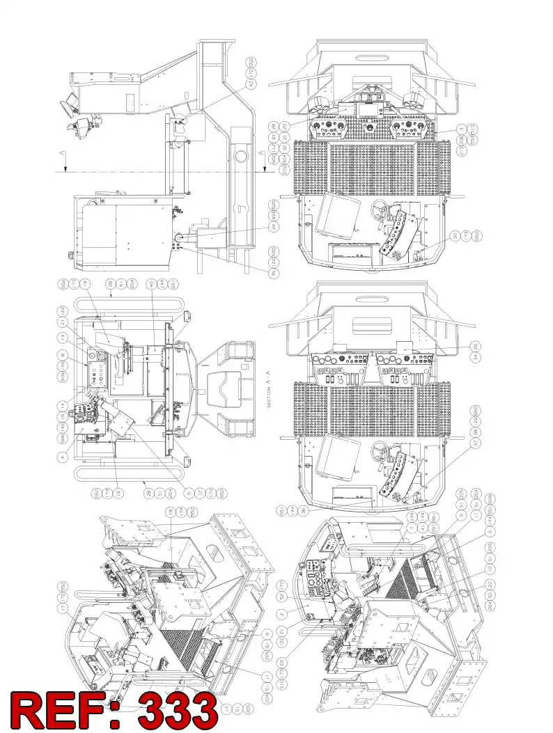 80027389 800 273 89 Hexagon head bolt (half thread) - Sandvik Technical Drawing