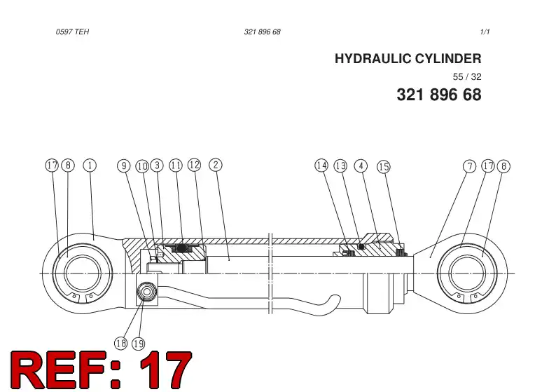 80030349 800 303 49 CIRCLIP - Sandvik Technical Drawing