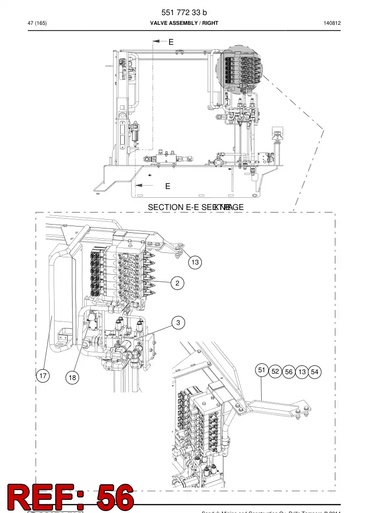 80031489a 800 314 89a Hexagon head screw - Sandvik Technical Drawing