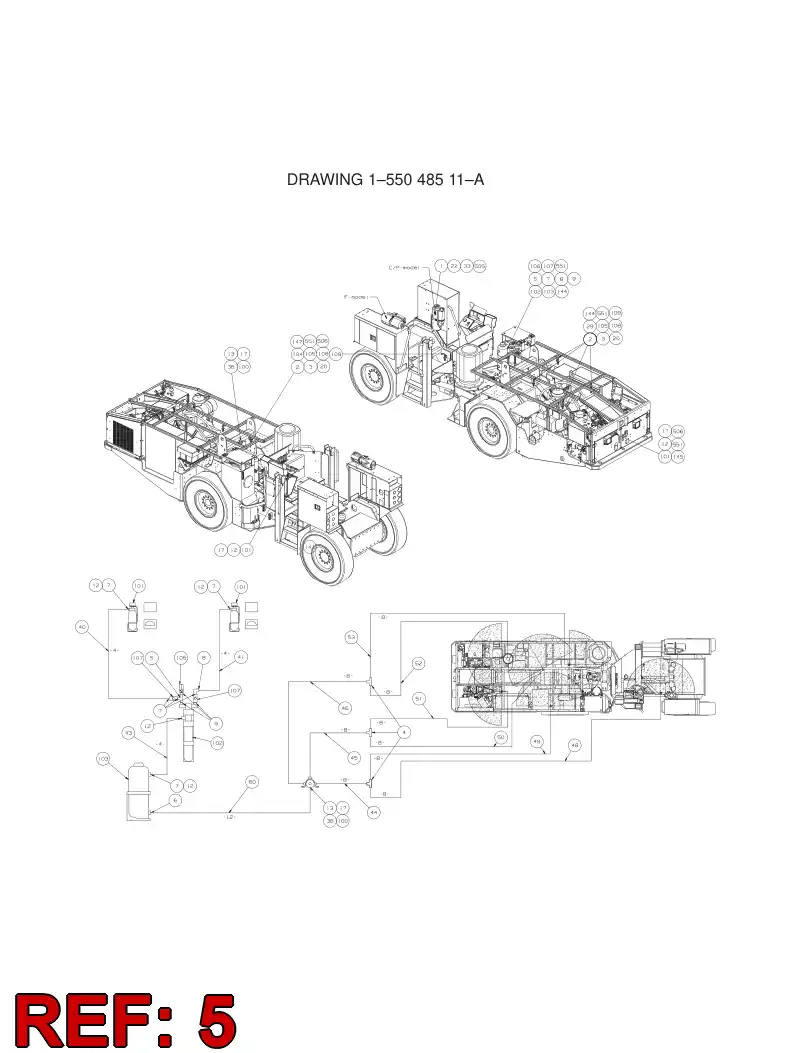 80033809 800 338 09 ADAPTER TEE - Sandvik Technical Drawing