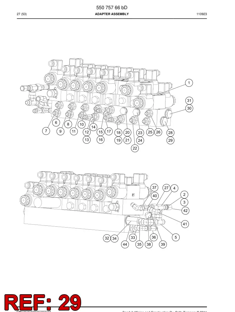 80034799b 800 347 99b Bonded seal - Sandvik Technical Drawing