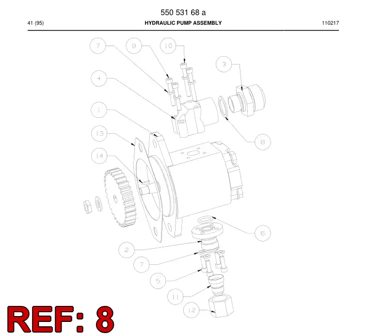 80034819a 800 348 19a Bonded seal - Sandvik Technical Drawing