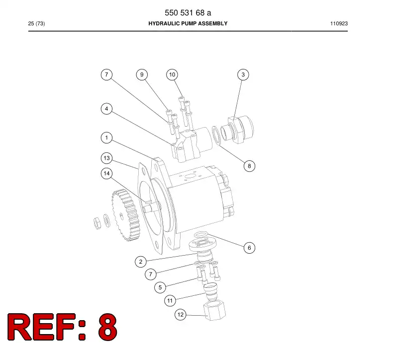 80034819b 800 348 19b Bonded seal - Sandvik Technical Drawing