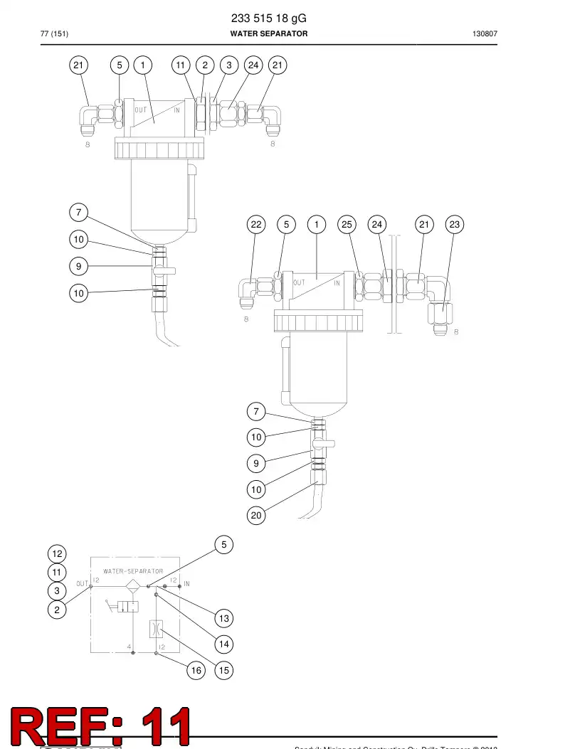 80034819c 800 348 19c CAST SEAL - Sandvik Technical Drawing