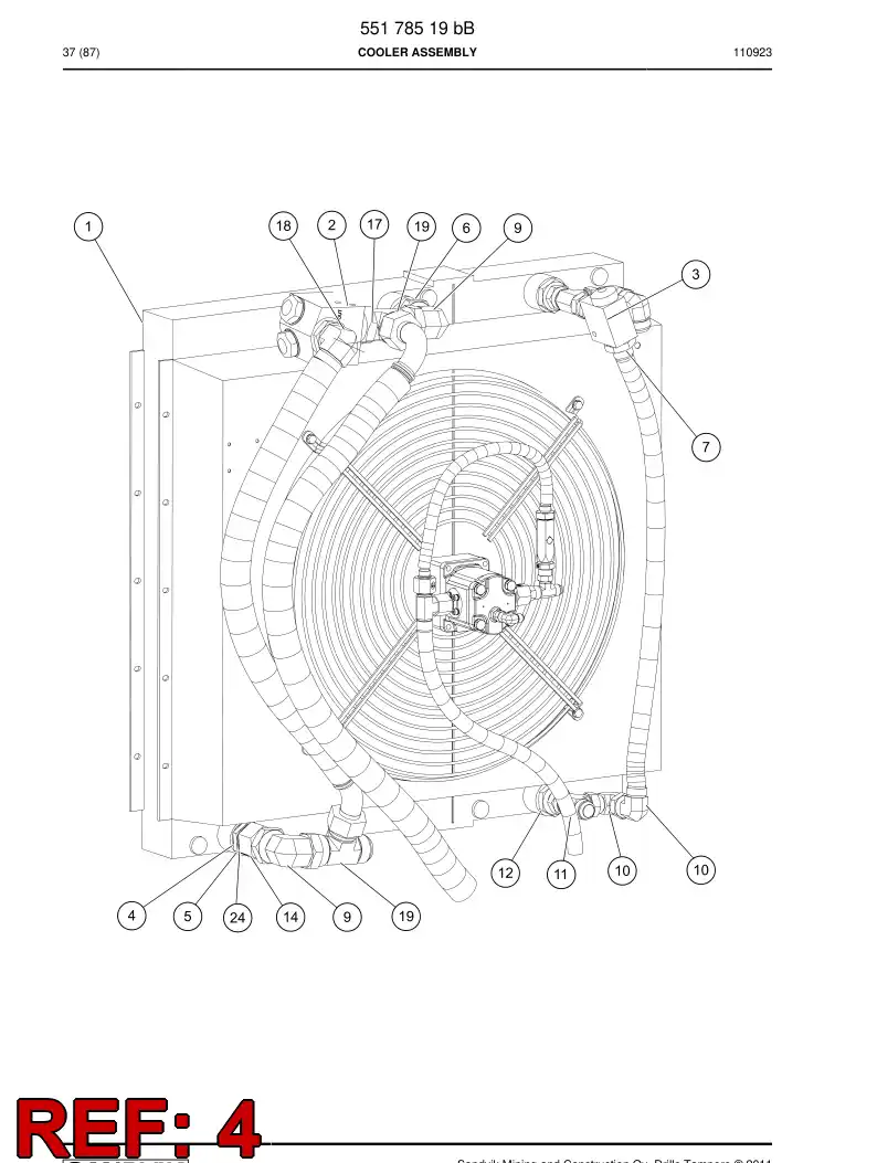 80035009a 800 350 09a USIT SEAL - Sandvik Technical Drawing