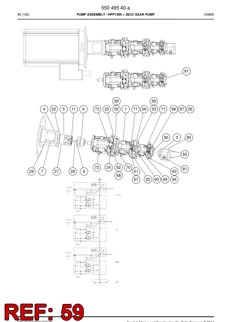 80038449 800 384 49 O-Ring - Sandvik Technical Drawing