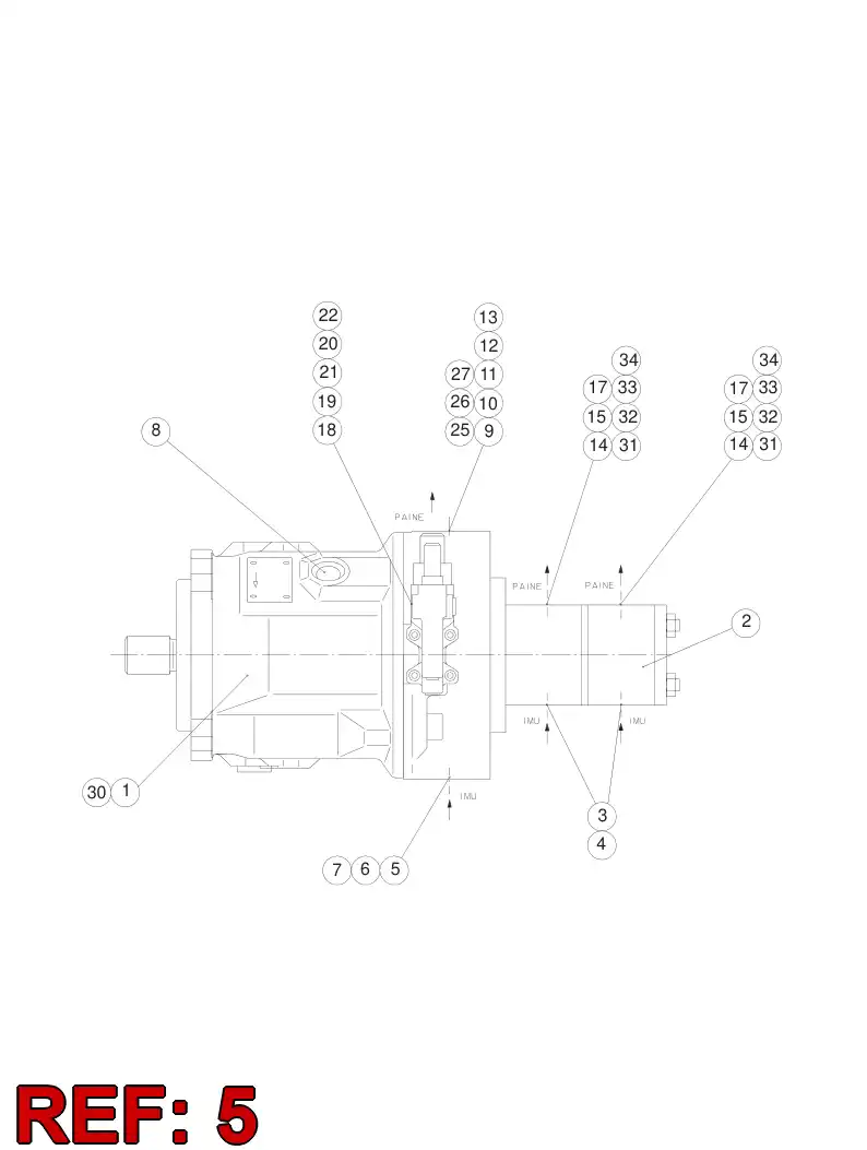 80040789 800 407 89 MOUNTING PIECE - Sandvik Technical Drawing