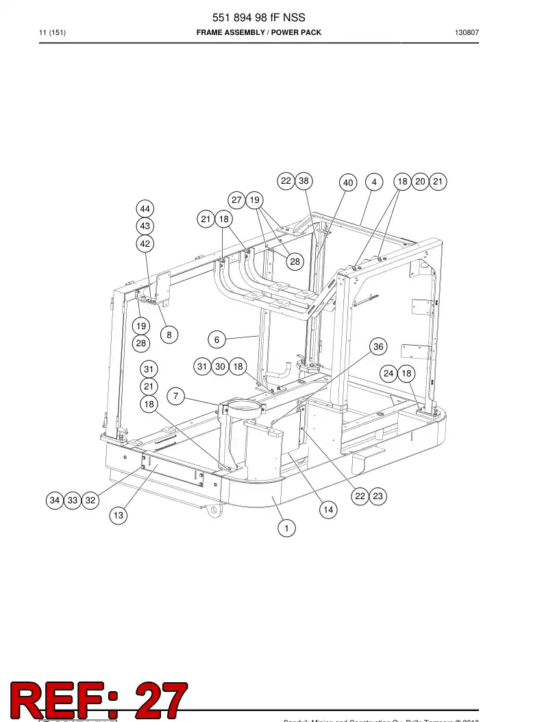 80046049a 800 460 49a HEXAGON HEAD BOLT (FULL THREAD) - Sandvik Technical Drawing