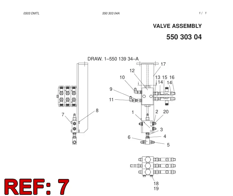 80046459 800 464 59 HEXAGON HEAD BOLT - Sandvik Technical Drawing