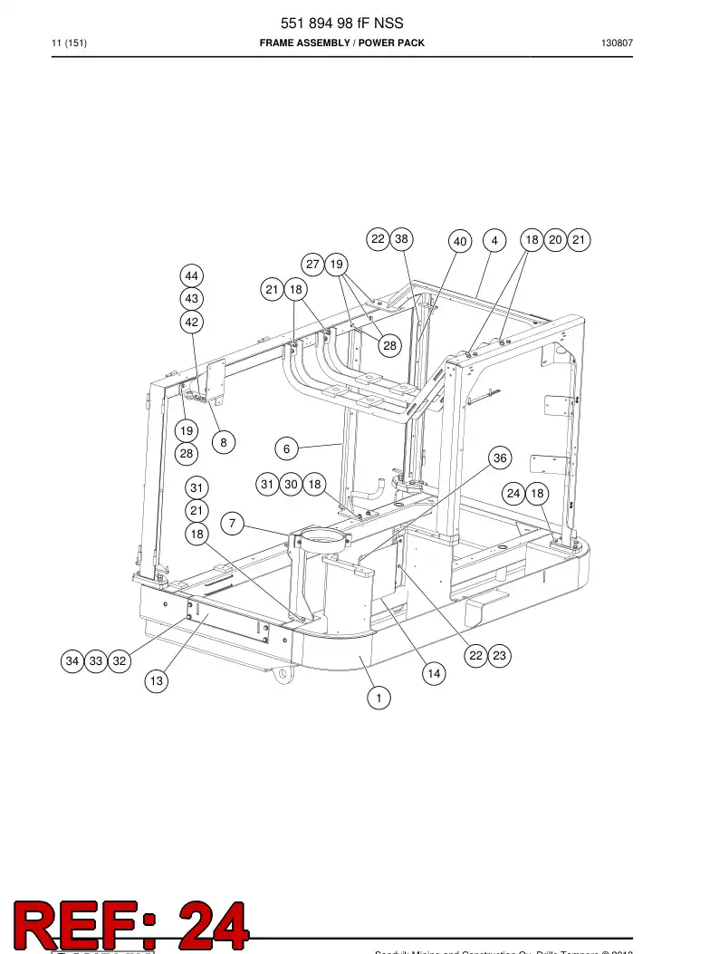 80047059a 800 470 59a HEXAGON HEAD BOLT (FULL THREAD) - Sandvik Technical Drawing