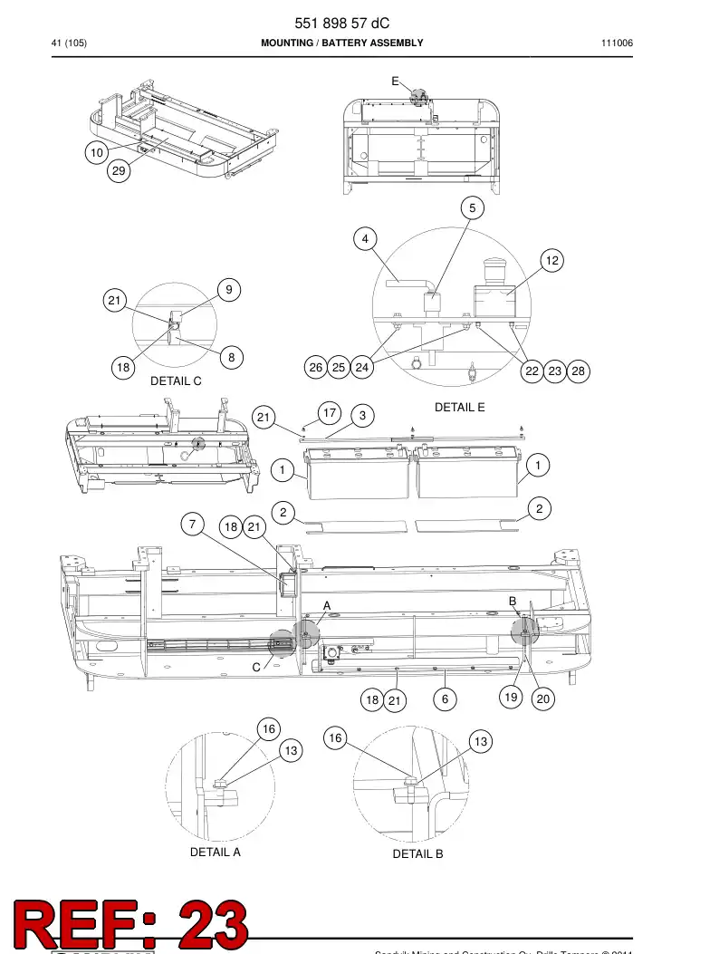 800 491 09 Slotted pan head screw - drawing