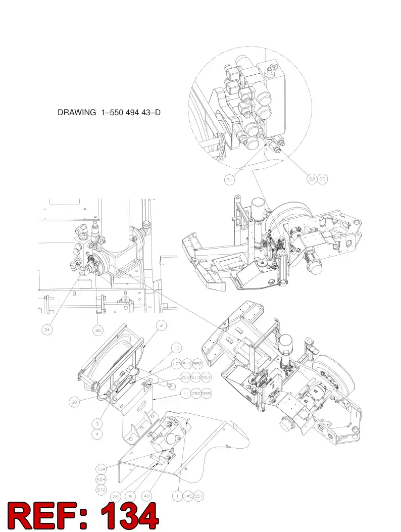 800 508 39 Hexagon head bolt - drawing
