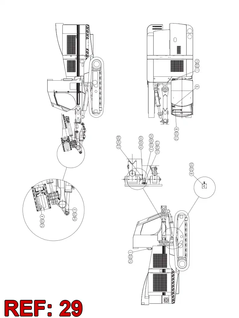 80051979 800 519 79 HEXAGON HEAD BOLT (FULL THREAD) - Sandvik Technical Drawing