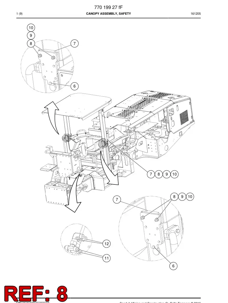 80052299 800 522 99 Hexagon head bolt - Sandvik Technical Drawing