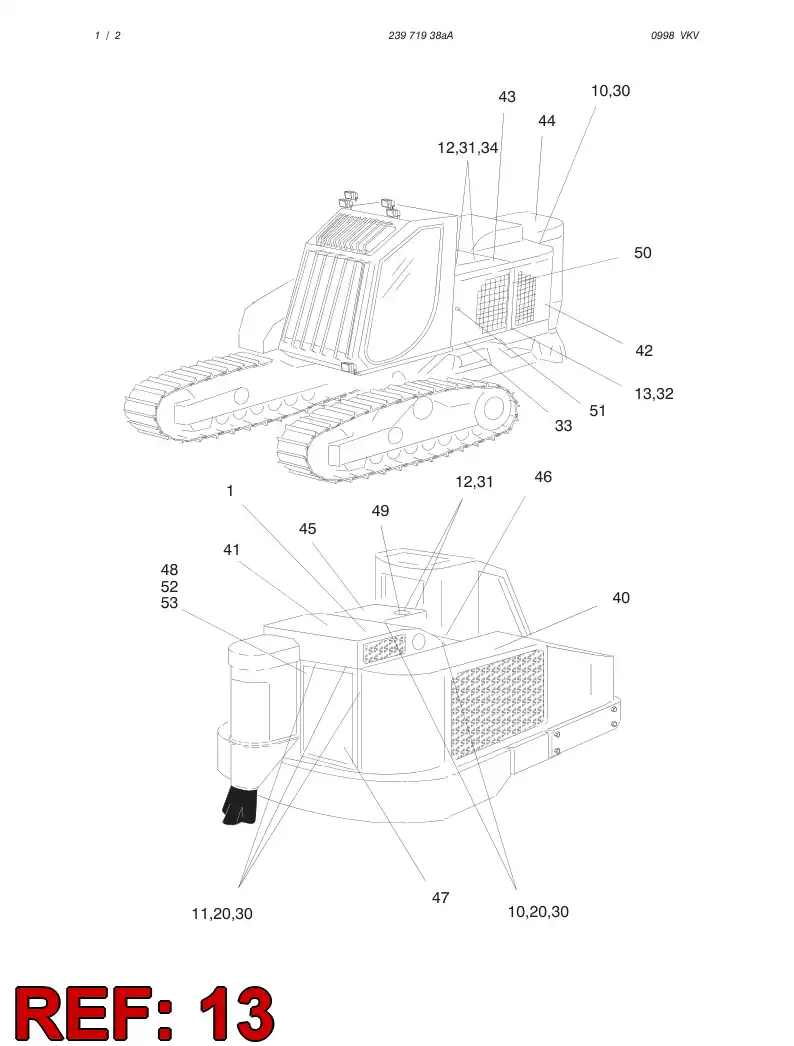 80053209 800 532 09 HEXAGON HEAD BOLT (FULL THREAD) - Sandvik Technical Drawing