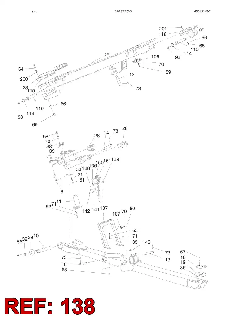 80053459 800 534 59 HEXAGON HEAD BOLT - Sandvik Technical Drawing
