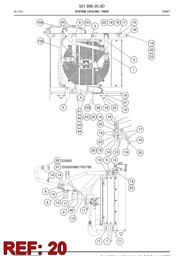 80053459a 800 534 59a HEXAGON HEAD BOLT (HALF THREAD) - Sandvik Technical Drawing