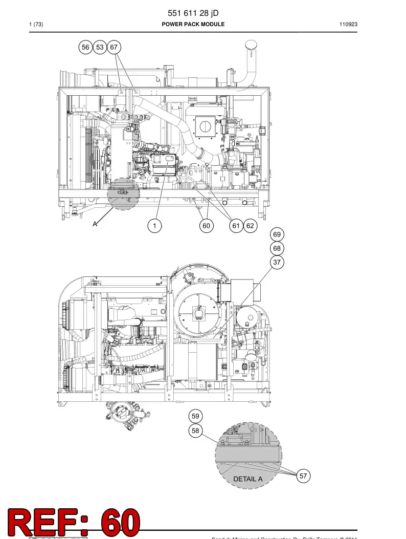 80054339a 800 543 39a HEXAGON HEAD BOLT (HALF THREAD) - Sandvik Technical Drawing