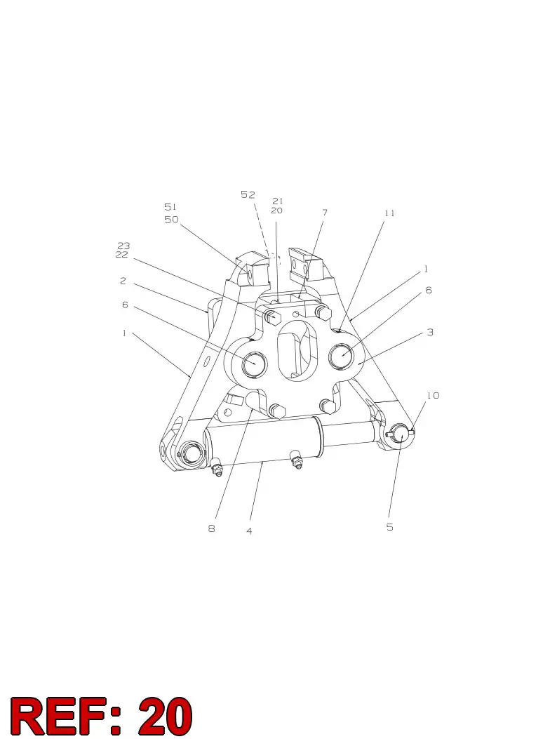 80054469 800 544 69 HEXAGON HEAD BOLT (HALF THREAD) - Sandvik Technical Drawing