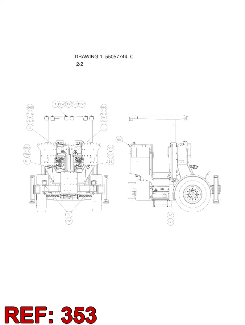 80055069 800 550 69 HEXAGON HEAD BOLT (FULL THREAD) - Sandvik Technical Drawing