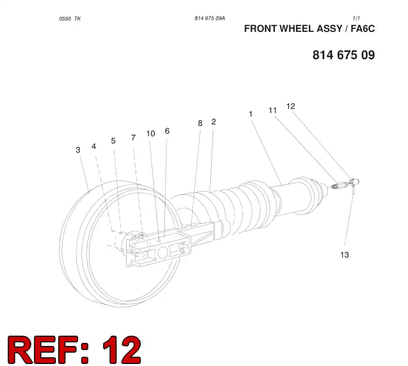 80063509 800 635 09 Connector part - Sandvik Technical Drawing